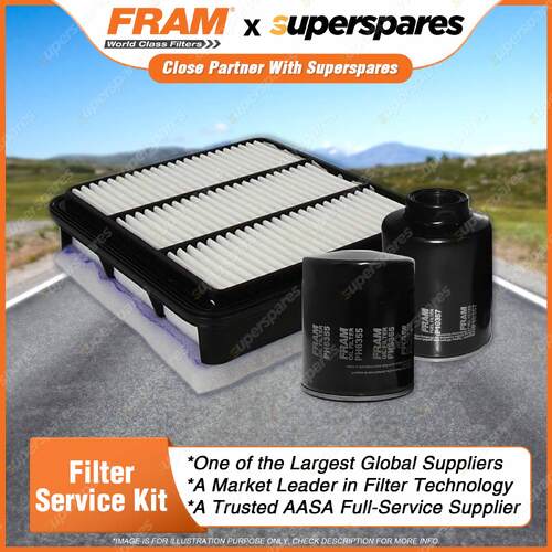 Fram Filter Service Kit Oil Air Fuel for Mitsubishi Challenger Triton Challenger