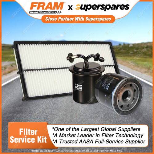 Fram Filter Service Kit Oil Air Fuel for Subaru Impreza GDE GGE 4WD Forester SG9
