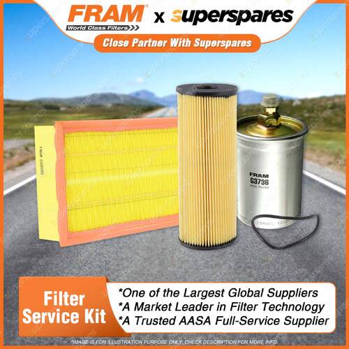 Fram Filter Service Kit Oil Air Fuel for Mercedes Benz E220C C124 E220T S124