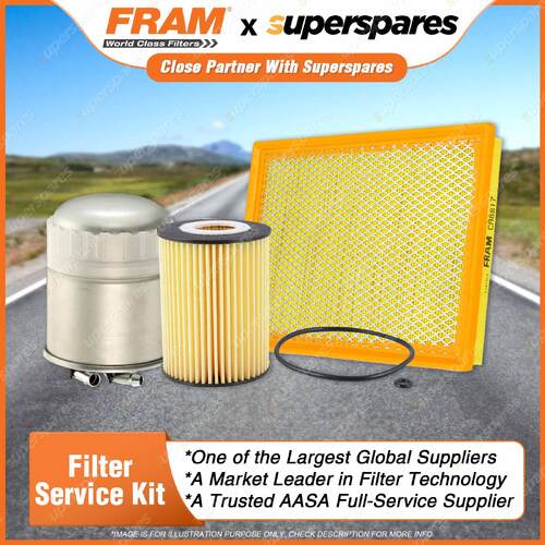 Fram Filter Service Kit Oil Air Fuel for Jeep Commander XH Grand Cherokee WH