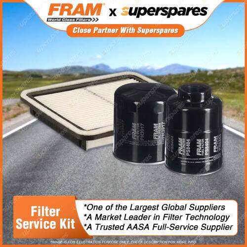 Fram Filter Service Kit Oil Air Fuel for Subaru Forester S4 SH9 2010-On