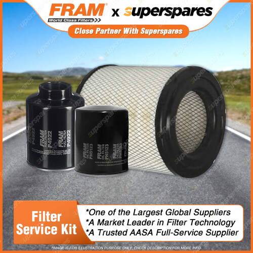 Fram Filter Service Kit Oil Air Fuel for Hino Dutro 8500 XZU424 XZU434 2003-2007