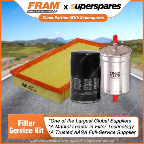 Fram Filter Service Kit Oil Air Fuel for Audi Tt 8N 1.8T 2.0T 3.2T Qt BVP BVR