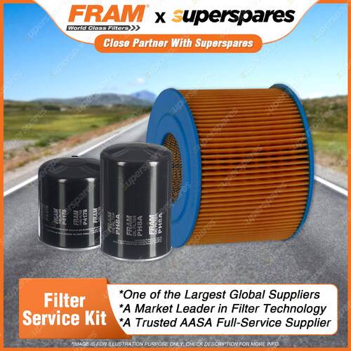 Fram Filter Service Kit Oil Air Fuel for Daihatsu Delta V116 V119 V76 V78 79 118