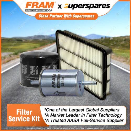 Fram Filter Service Kit Oil Air Fuel for Holden Frontera Jackaroo UBS25 Rodeo TF