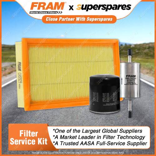 Fram Filter Service Kit Oil Air Fuel for Ford Focus LR ED-Zetec 09/2002-04/2005