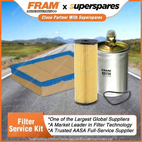 Fram Filter Service Kit Oil Air Fuel for Mercedes Benz C280 W202 02/1994-1997