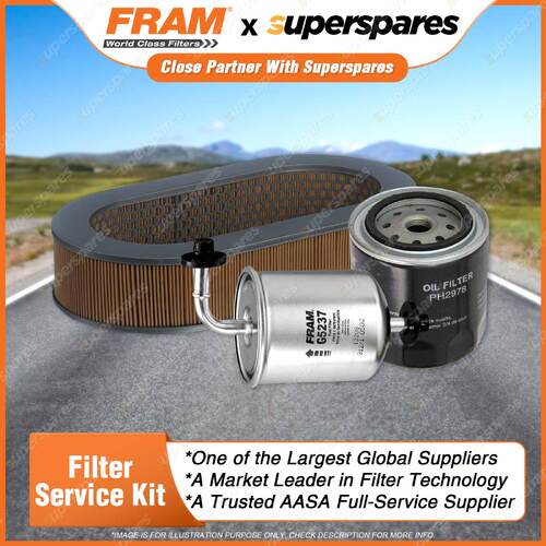 Fram Filter Service Kit Oil Air Fuel for Nissan Patrol RX 1994-1998