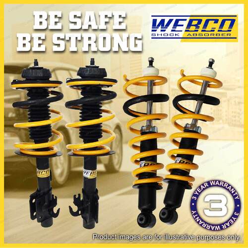 Front Rear Lower Complete Strut Shock Coil for HOLDEN COMMODORE VE Ute V6 07-13