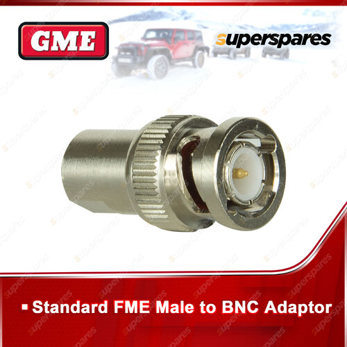 GME Brand Standard FME Male To BNC Adaptor Replacement Fitment AD502