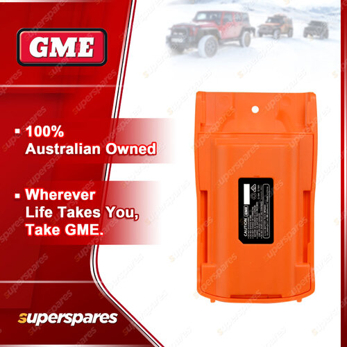 GME 2600Mah Blaze Orange Li-Ion Battery Pack - Suit Radio TX6160XO
