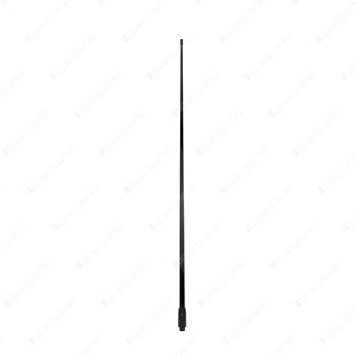GME 1200mm Marine AM/FM Detachable Antenna Whip Black Fibreglass Radome AW364BB