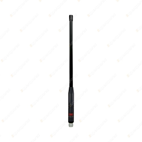GME 490mm 2.1dBi Antenna Whip Suit AE4708 - Black Fibreglass Radome