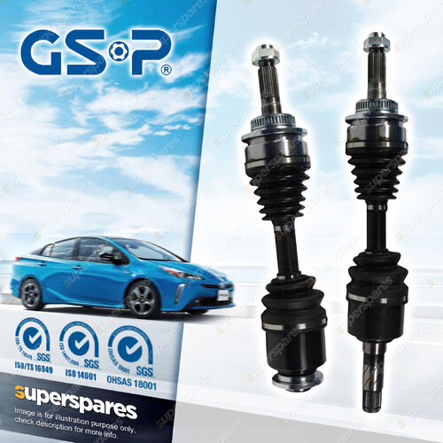 Pair GSP LH + RH CV Joint Drive Shaft for Mazda BT-50 UN 3.0L 4Cyl 2006-2011