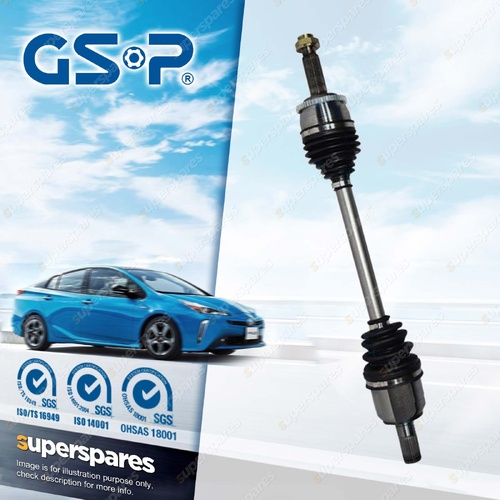 GSP Front Left CV Joint Drive Shaft for Hyundai Accent RB 1.6L CT41E CT51E Auto