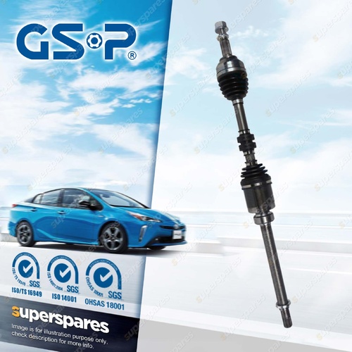 GSP Front Right CV Joint Drive Shaft for Nissan Dualis J10 2.0L Petrol AWD CVT