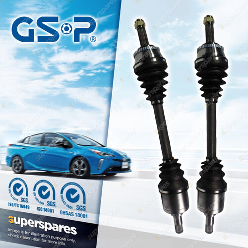 GSP Front LH + RH CV Joint Drive Shafts for Kia Carnival LE LS KV11 UP752 99-06