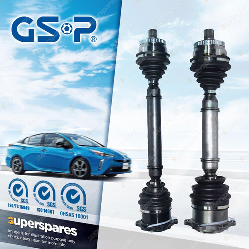 GSP Front LH + RH CV Joint Drive Shafts for Volkswagen Passat B5 3B 1.8L 96-05