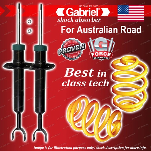 Front Gabriel Ultra Shocks + Lowered King Coil Springs for Audi A4 B5 sports