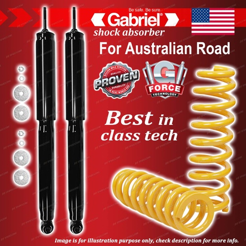 Rear Gabriel Ultra Shocks + King Coil Springs for BMW 3 Series E30 318 323 83-91