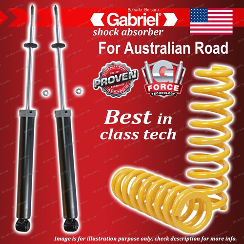 Rear Gabriel Ultra Shocks + STD King Coil Springs for BMW 3 Series E36 316i