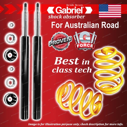 Front Gabriel Ultra Shocks + Lowered King Coil Springs for BMW 5 Series E34 525