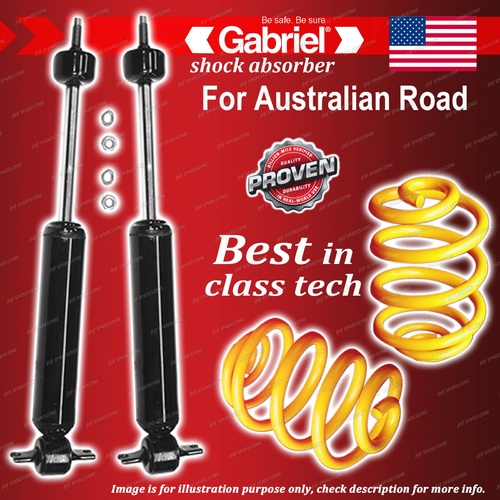 Front Gabriel Classic Shocks + Lowered King Springs for Chevrolet BEL Air 58-63