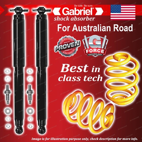 Rear Gabriel Ultra Shocks + Lowered King Springs for Chevrolet BEL Air 64-70