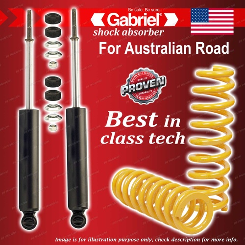 Front Gabriel Guardian Shocks + King Coil Springs for Chevrolet BEL Air 64-70