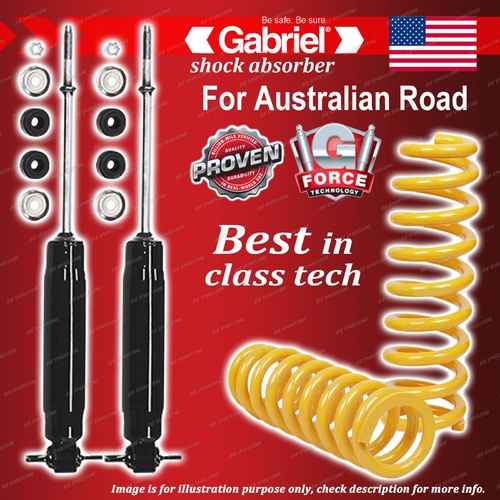 Front Gabriel Ultra Shocks + STD King Coil Springs for Chevrolet BEL Air 64-70