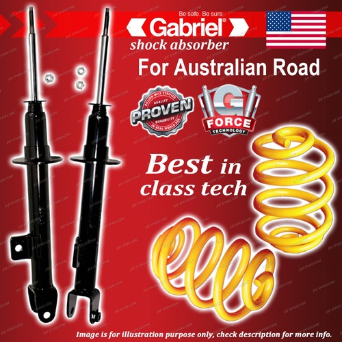Front Gabriel Ultra Spring Seat Shocks + Lowered King Springs for Chrysler 300C
