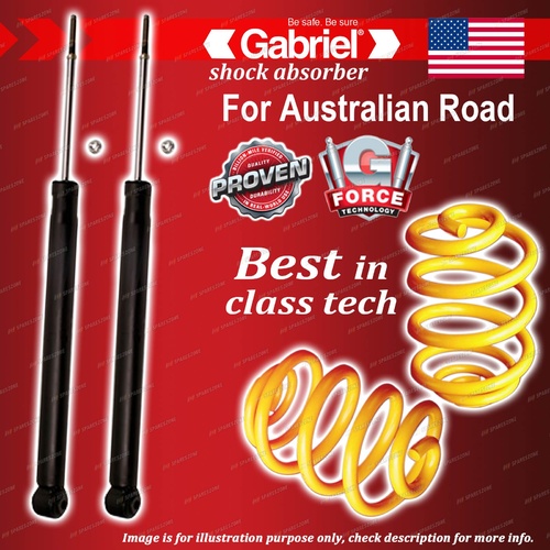 Rear Gabriel Ultra Shocks + Lowered King Coil Springs for Chrysler 300C SEDAN