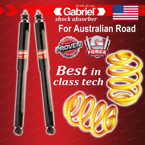 Rear Ultra Shocks + Lowered King Springs for Holden Commodore VB VC VH VK VL