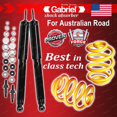 Rear Ultra Shocks + Lowered King Coil Springs for Holden Commodore VG VR VS