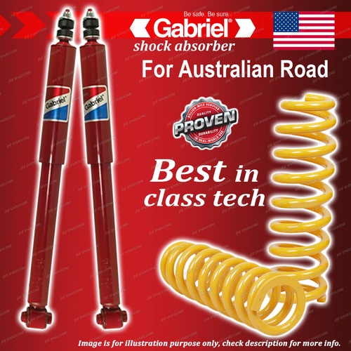 Rear Gabriel Guardian Shocks + Raised King Springs for Holden Commodore VT VX VY
