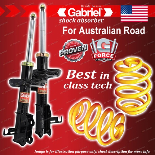 Front Gabriel Ultra Shocks + Lowered King Springs for Holden Cruze JG JH DIESEL