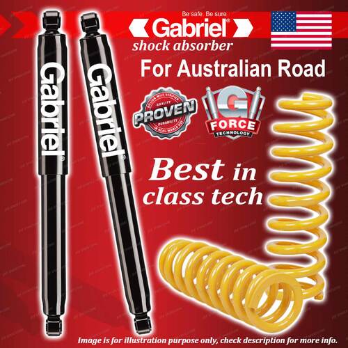 Rear Gabriel Ultra Shocks + Lowered King Springs for Holden Monaro CV6 CV8 01-05