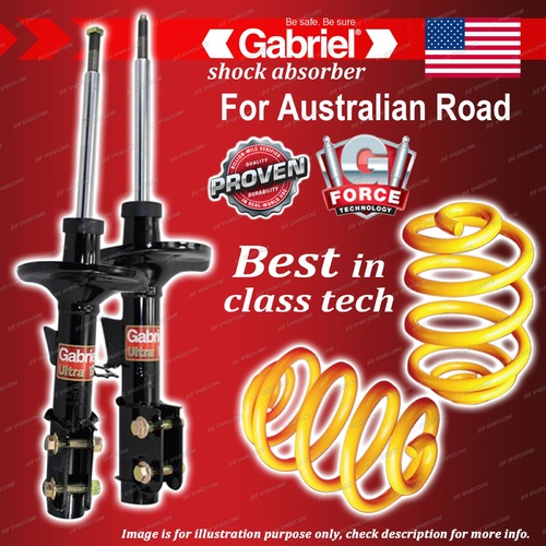 Front Ultra Shocks + Ultra Low King Coil Springs for Holden Statesman WH WHII WK