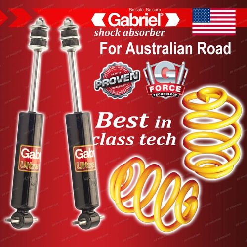 Front Gabriel Ultra Shocks + Lowered King Springs for Statesman HQ HX HZ WB All