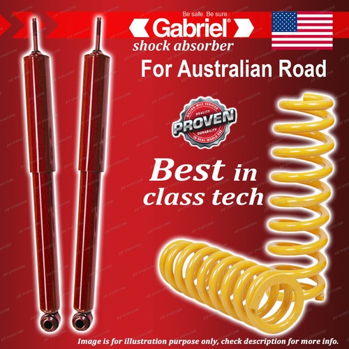 Rear Gabriel Guardian Shocks + STD King Springs for Holden Statesman HQ HX HZ WB