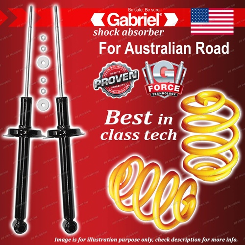 Rear Gabriel Ultra Shocks + Lowered King Coil Springs for Honda Accord CG Sedan