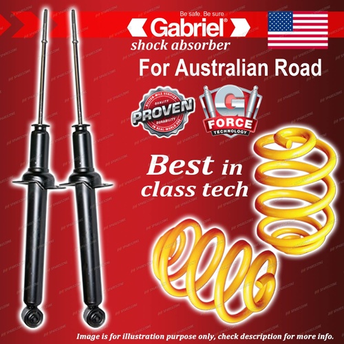 Rear Gabriel Ultra Shocks + Lowered King Coil Springs for Honda Accord CL9 CM5