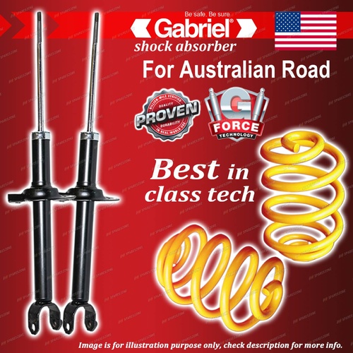 Rear Gabriel Ultra Shocks + Lowered King Coil Springs for Honda Accord CP2 V6