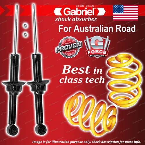 Rear Gabriel Ultra Shocks + Lowered King Coil Springs for Honda Civic ED3 ED6
