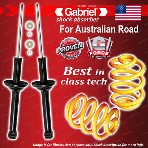 Rear Gabriel Ultra Shocks + Lowered King Springs for Honda CR-V 4WD RD1 Wagon