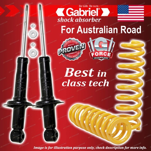 Rear Gabriel Ultra Shocks + STD King Coil Springs for Honda CR-V 4WD RD7 Wagon