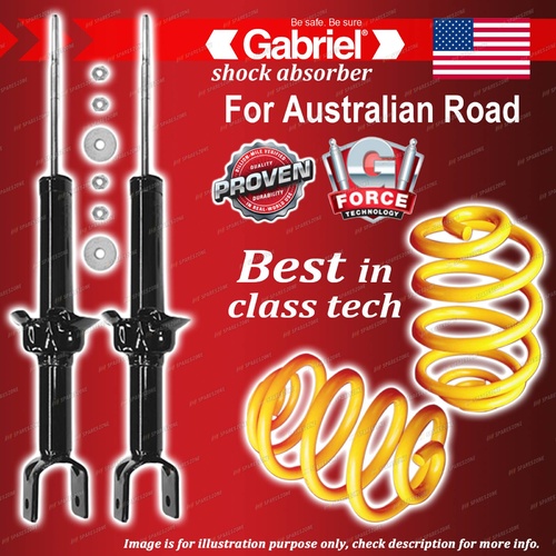 Rear Gabriel Ultra Shocks + Lowered King Coil Springs for Honda Integra DA9