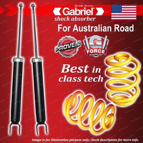 Rear Gabriel Ultra Shocks + Lowered King Coil Springs for Hyundai Elantra HD