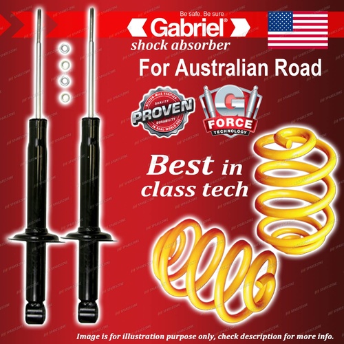 Rear Gabriel Ultra Shocks + Lowered King Coil Springs for Hyundai Grandeur TG V6
