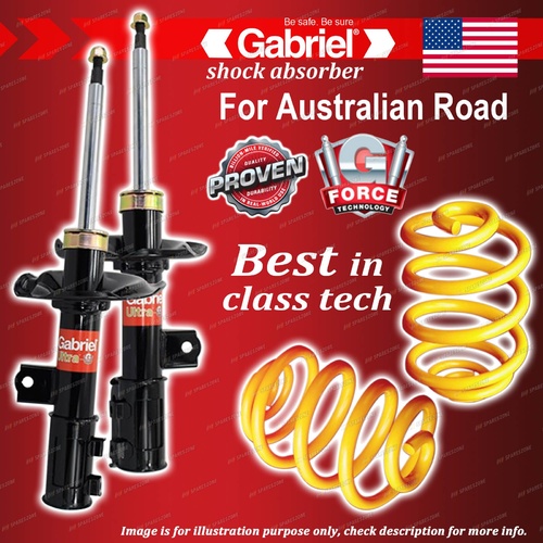 Front Gabriel Ultra Shocks + Lowered King Springs for Hyundai i30 i30cw FD 07-10